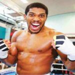 Nigeria born British world heavyweight boxing champion Anthony Joshua