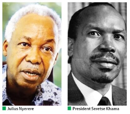 Julius Nyerere vs President Seretse Khama