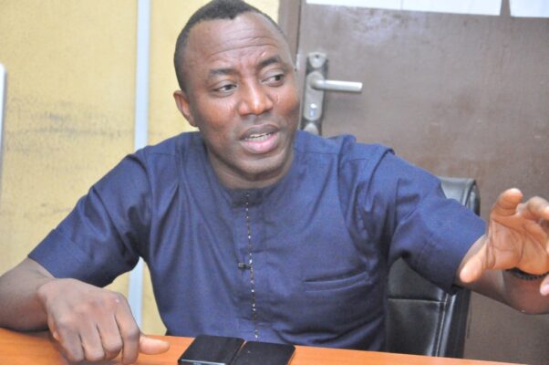 Presidential Candidate of the African Action Congress (AAC), Omoyele Sowore, during a courtesy visit to Daily Trust Office in Lagos on October 4, 2018.