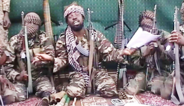 Boko Haram leader, Shekau, in a still from an undated video