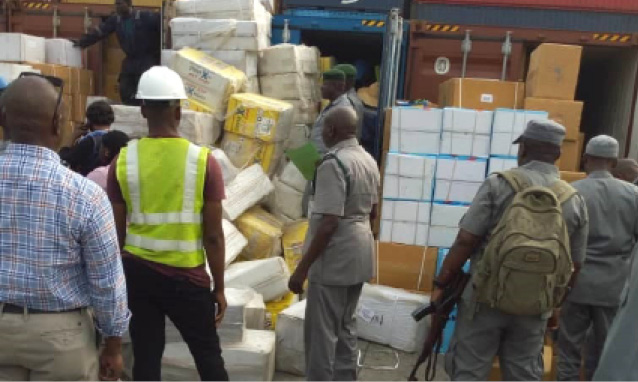 N5bn worth Tramadol, Exol 5 seized at Lagos airport, Abuja, Edo