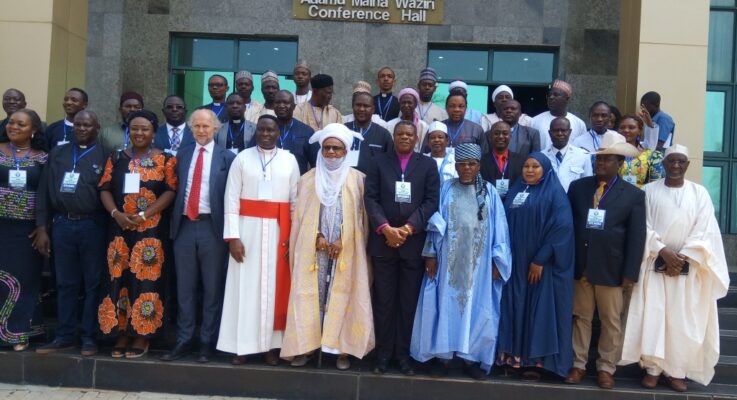 Religious leaders under the aegis of International Centre for Interfaith, Peace and Harmony (ICIPH) met on Thursday in Abuja to deliberate on the 2019 general elections. PHOTO BY: Abbas Jimoh
