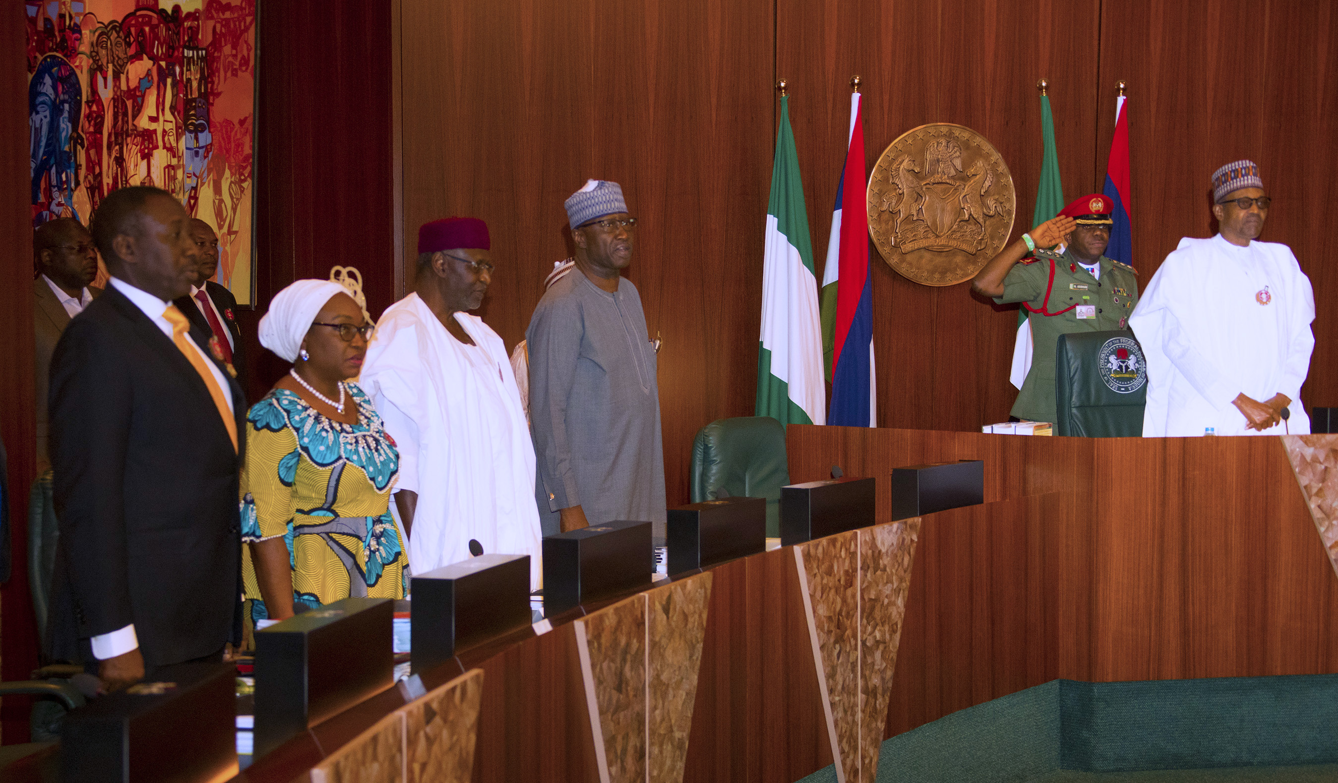 PHOTOS: President Buhari presides over FEC meeting today