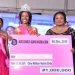 The overall winner of Miss Comely Queen Nigeria 2018, Miss. Deborah Daniels.