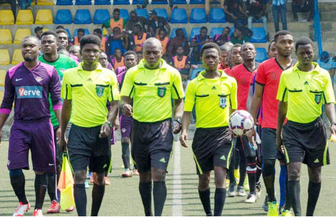 Errors: Sit up or be thrown in permanent cooler, NFF President warns Nigerian referees