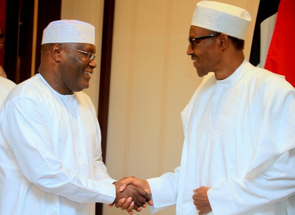 VIDEO: Atiku visits Buhari in Daura