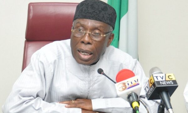 Former Minister of Agriculture and Chairman, Arewa Consultative Forum (ACF), Chief Audu Ogbeh