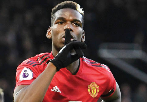 Pogba stunner sends Man Utd top with win at Fulham