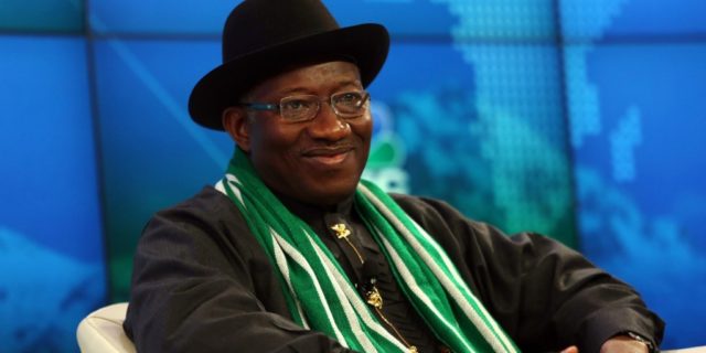 Former President, Goodluck Jonathan.