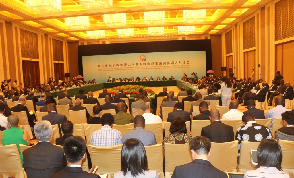 Participants at the meeting in Beijing, China on Monday.