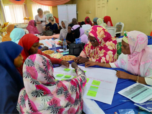 Participants at the Federation of Muslim Women’s Associations in Nigeria (FOMWAN) and Tony Blair Institute for Global Change scoping mentorship programme for girl-child empowerment in Abuja.