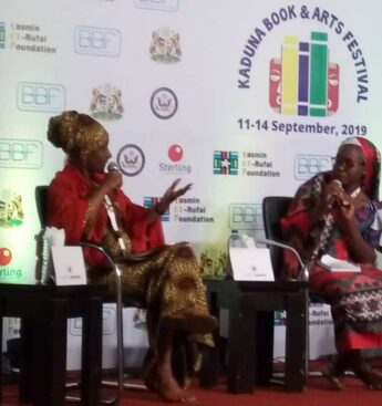 Aisha Armiyau during a panel discussion on the psychological impact of violence at KABAFEST on Thursday.