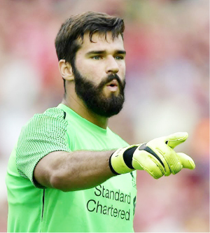 Liverpool's trust and confidence in Alisson Becker made goalkeeper