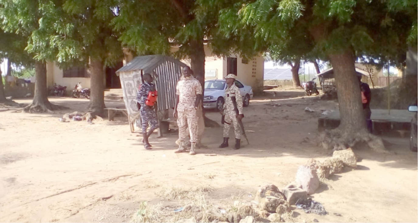 Security agents at border entry points at Lolo, Kebbi State