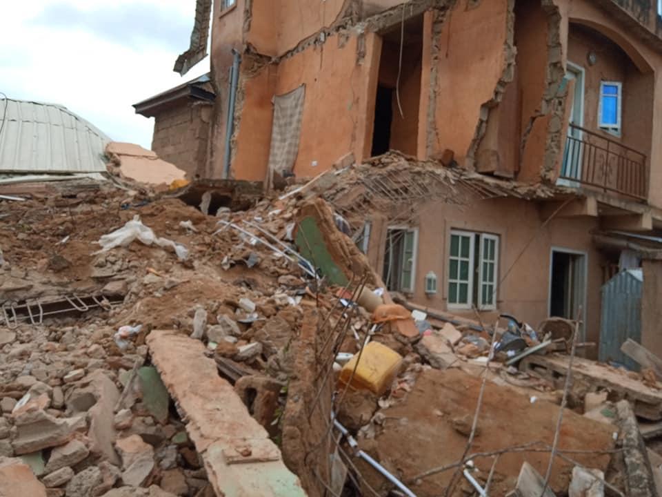 Landlord killed as 2-storey building collapses in Lagos