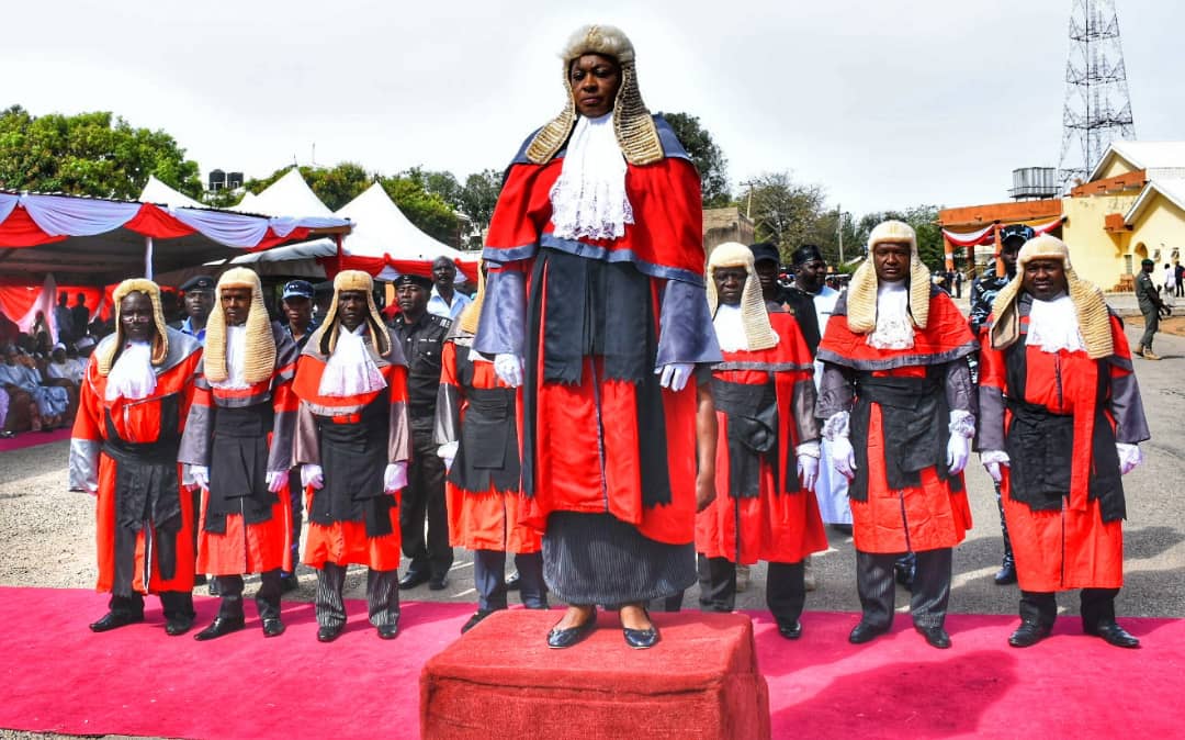 Bauchi state Chief Judge, Justice Rabi Talatu Umar and State High Court Judges at the commencement of the 2019/2020 legal year in the state on Wednesday.