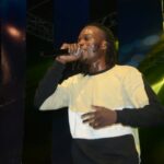 Naira Marley performing 'live' at the Access The Stars concert in Lagos.