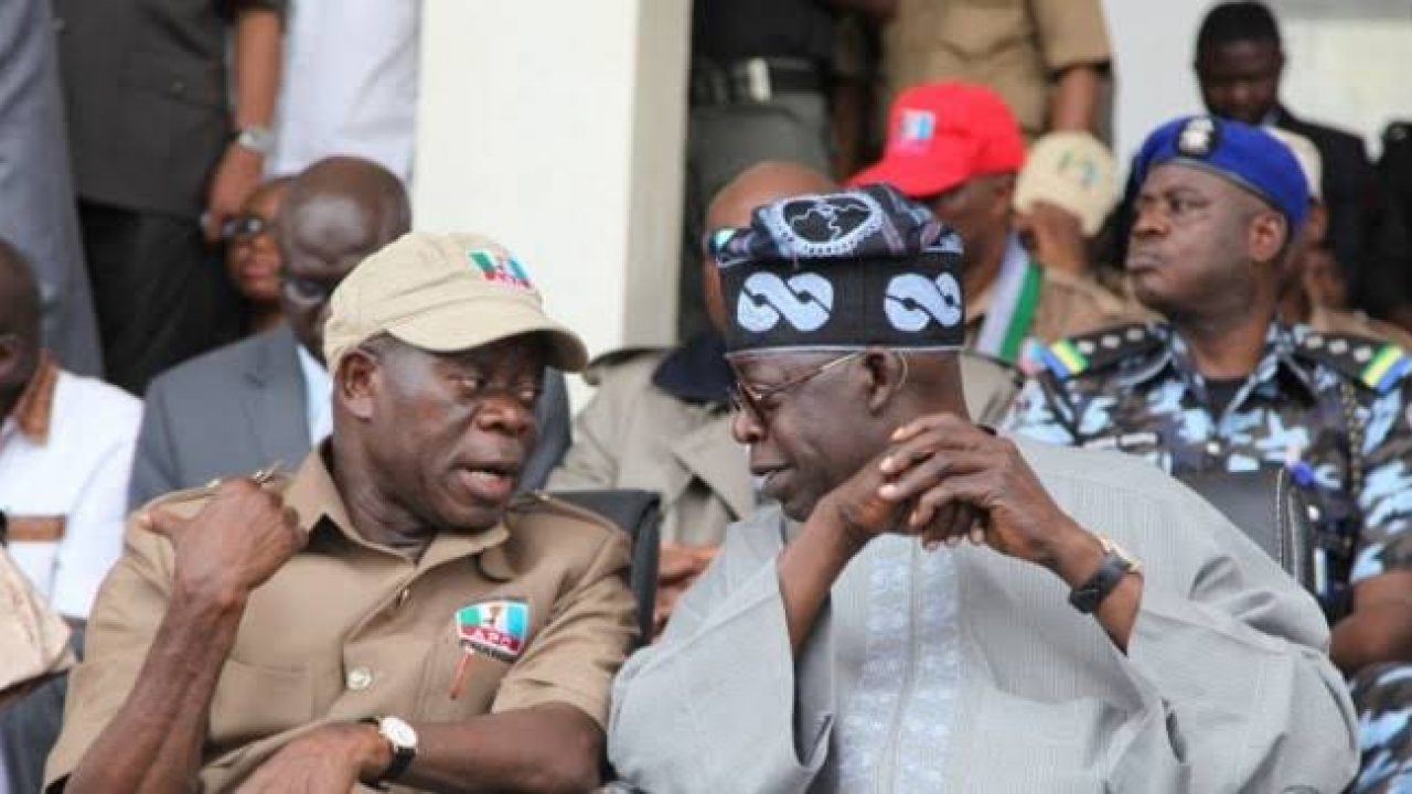 Oshiomhole to Nigerians: You’re suffering from Buhari’s policies, don’t blame Tinubu