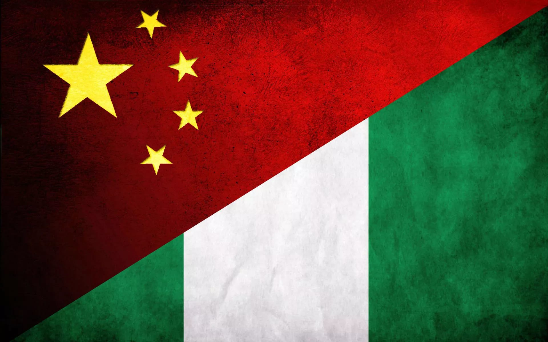 Nigeria vs China flag