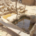 A local gold washing plant found in Kwali mining site