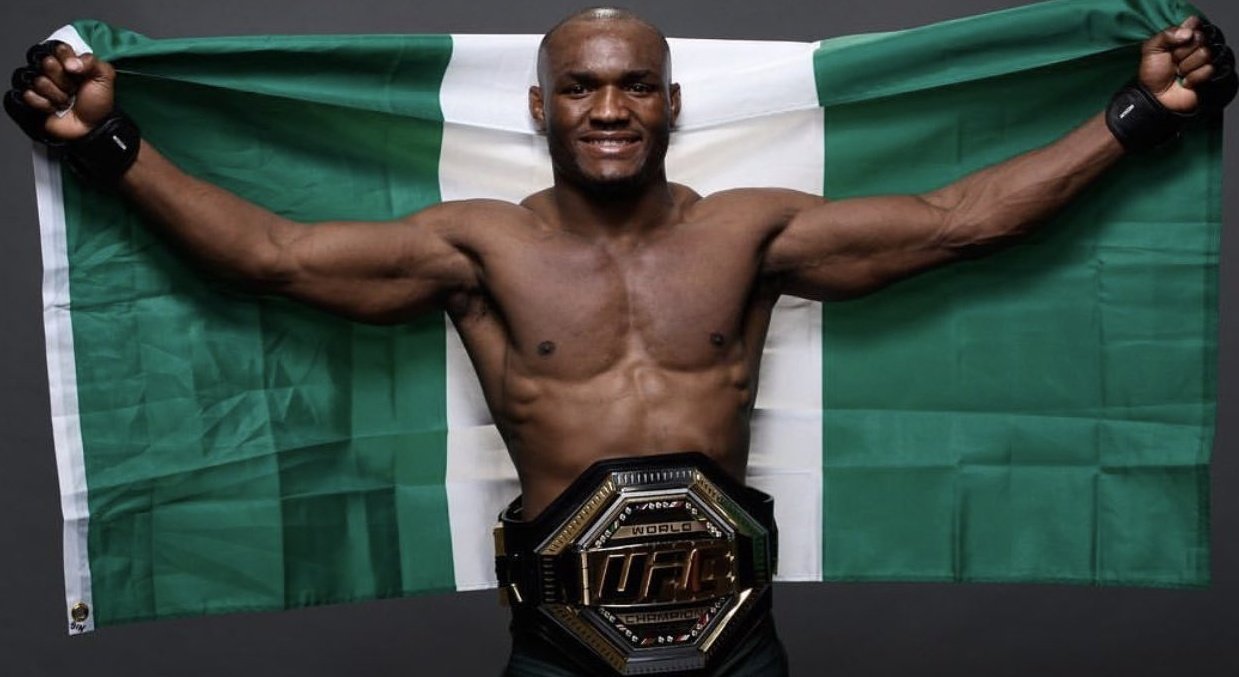 I hawked fufu before relocating abroad, says Kamaru Usman, Nigerian-born American fighter