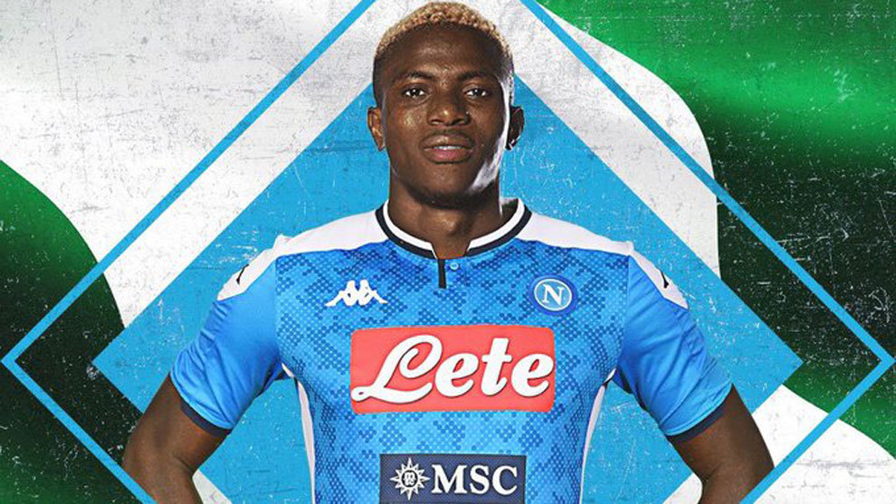 Osimhen double helps lift Napoli second in Serie A