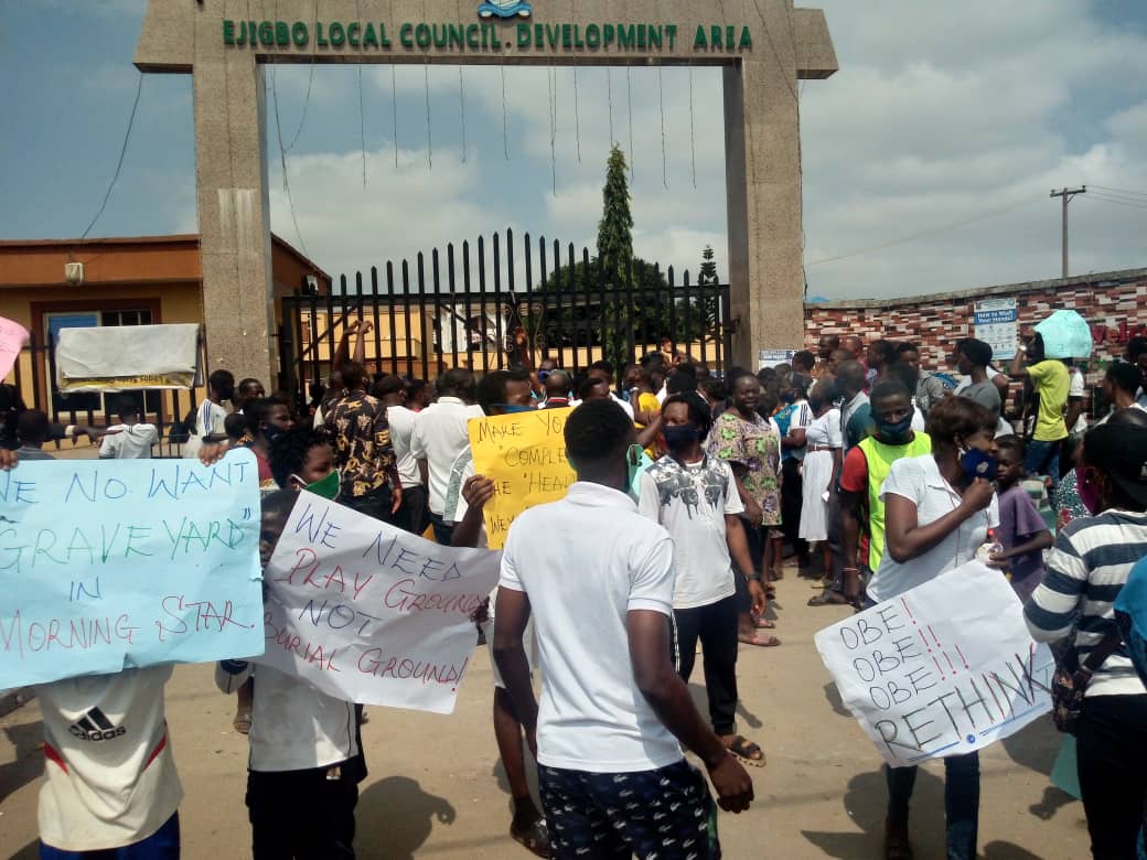 Ejigbo residents protest plans to site cemetery in neighbourhood