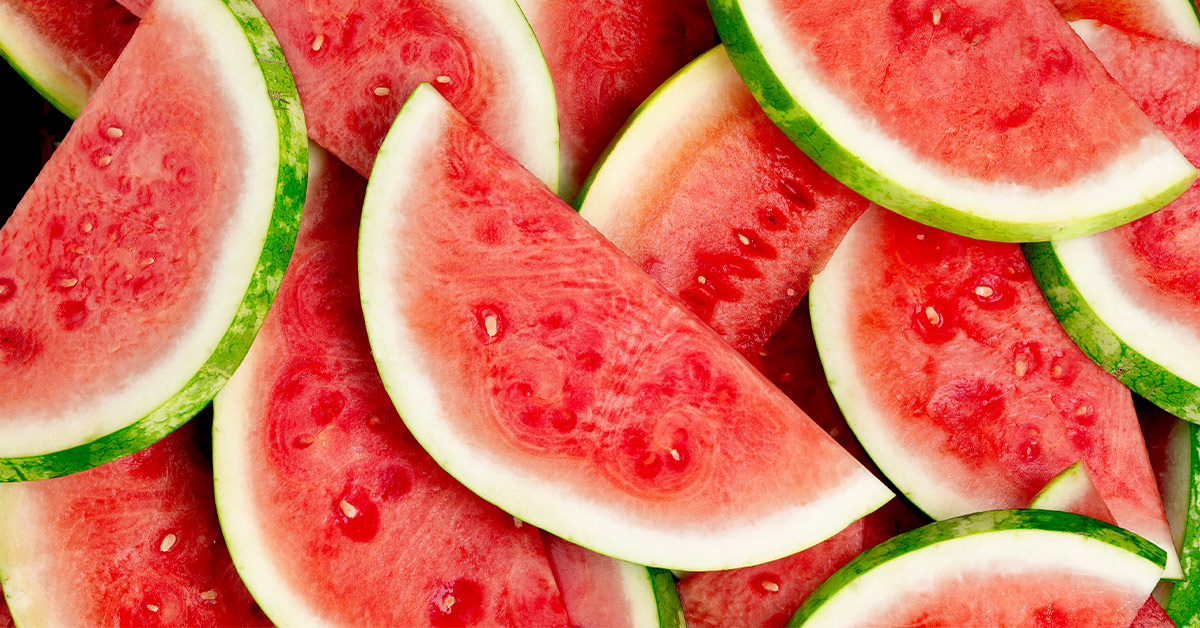 PROBLEM: Dry skin? Try: watermelon face mask