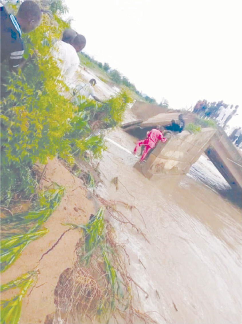 Residents, businesses affected as bridge linking Nigeria-Benin Republic collapses