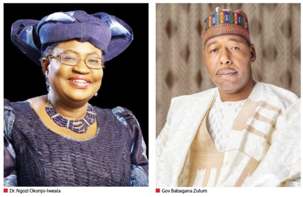 Dr. Ngozi Okonjo-Iweala and Gov Babagana Zulum