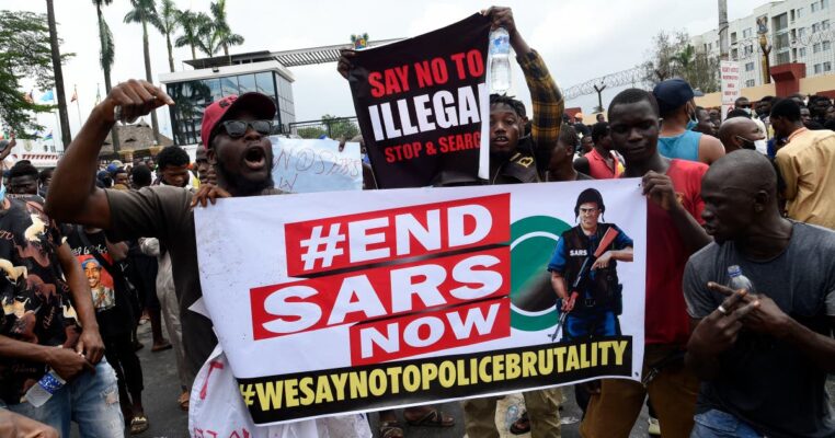 3 arrested as Falz, Macaroni lead #EndSARS memorial in Lagos