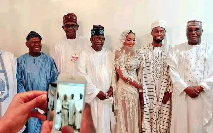 Tinubu, Akande, others present as Atiku’s Son marries Ribadu’s Daughter 