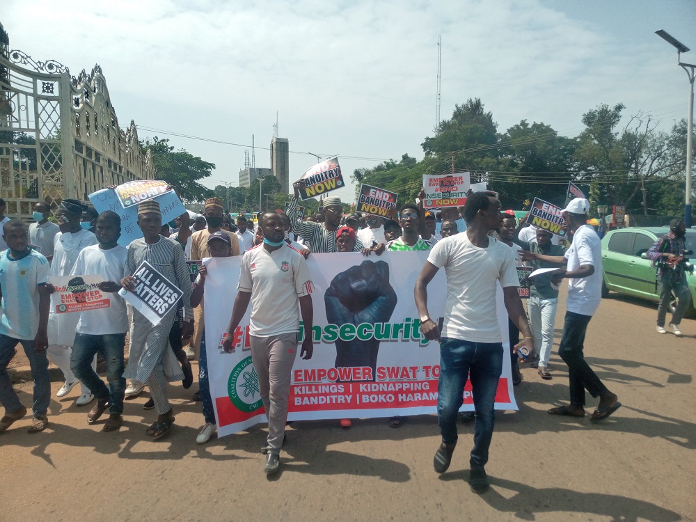 Kano #SecureNorth Protest resumes Saturday despite thug attacks - Daily ...