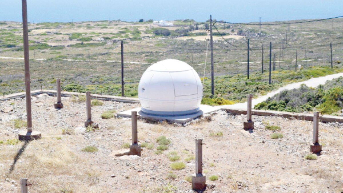 The Climate Change Observatory of Antikythera is located in Katsaneviana, about 4km south of Potamos