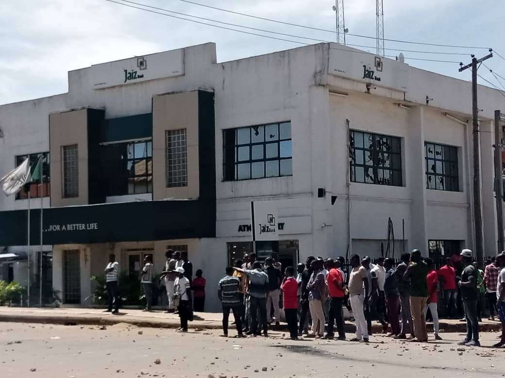 Jaiz Bank damaged in Jos unrest