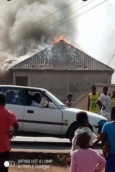 Youths set Church ablaze over missing genitals in Benue