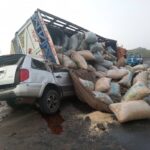 6 people killed in a crash between an SUV and a truck on Lagos-Ibadan expressway