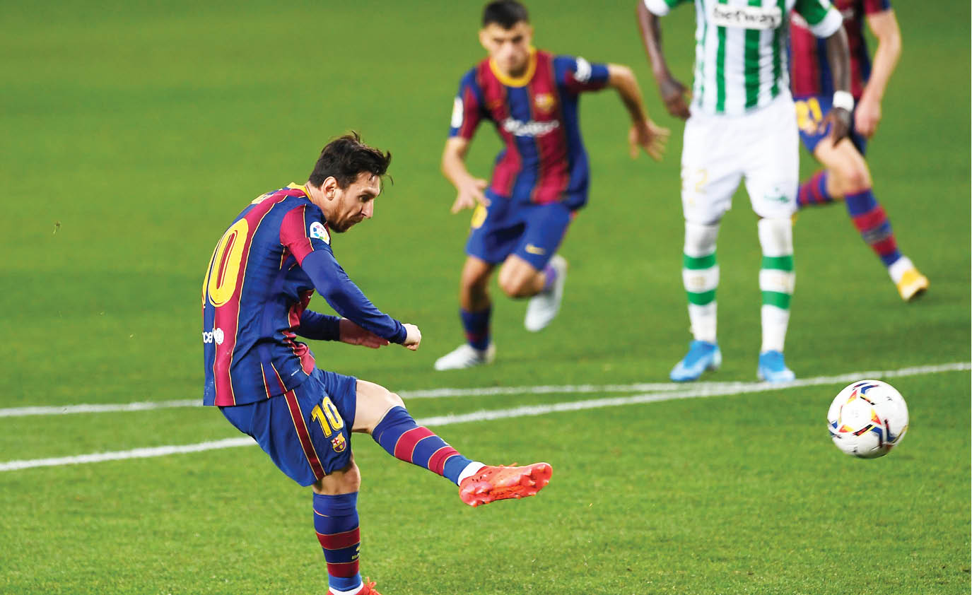 Messi sets another goals record in La Liga