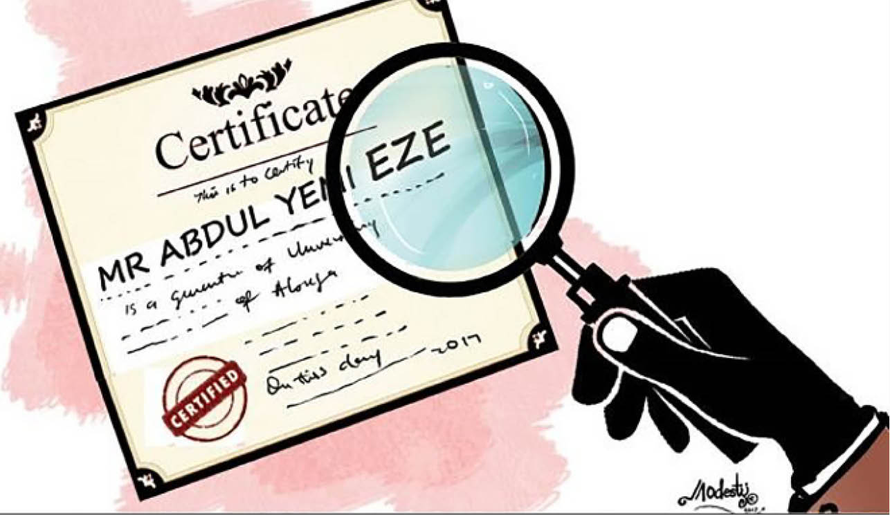 Tackling certificate forgery Daily Trust