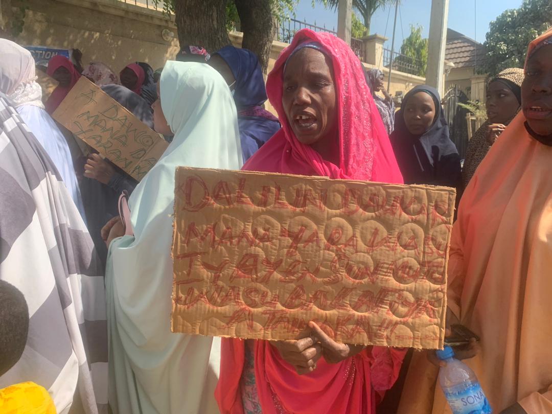 Kano women protest over missing children