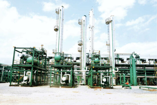 The NPDC gas facility at Ologbo, Edo State, commissioned virtually by President Muhammadu Buhari yesterday.