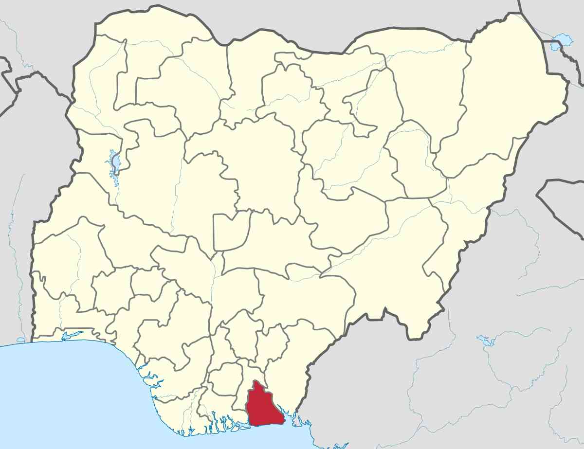 Akwa Ibom State map