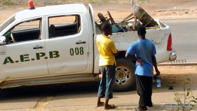 AEPB clears tyre barricades on Abuja streets