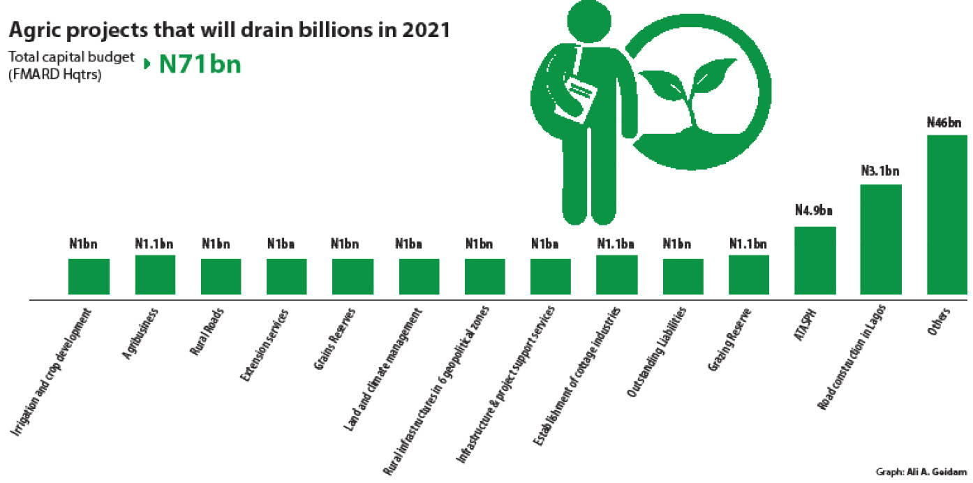 Agric projects FG will fund in 2021