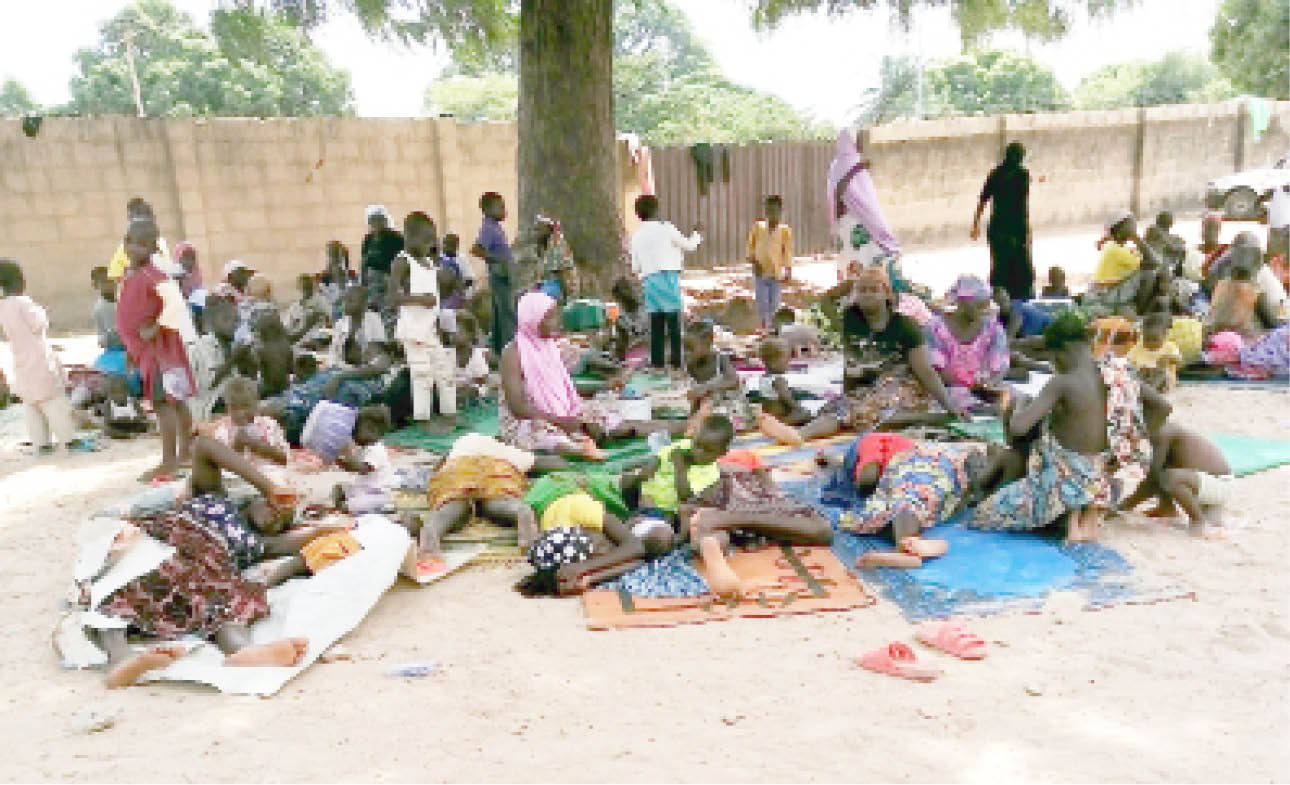 More people who fled homes due to insecurity take refuge at a camp in Minna