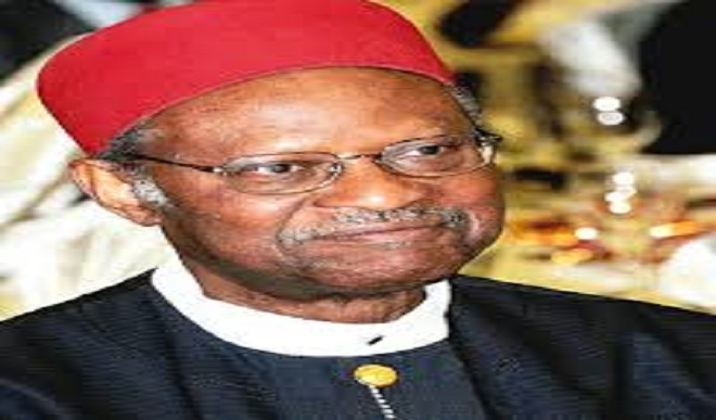 Buhari Hails Ex-Commonwealth Secretary-General, Emeka Anyaoku, at 89