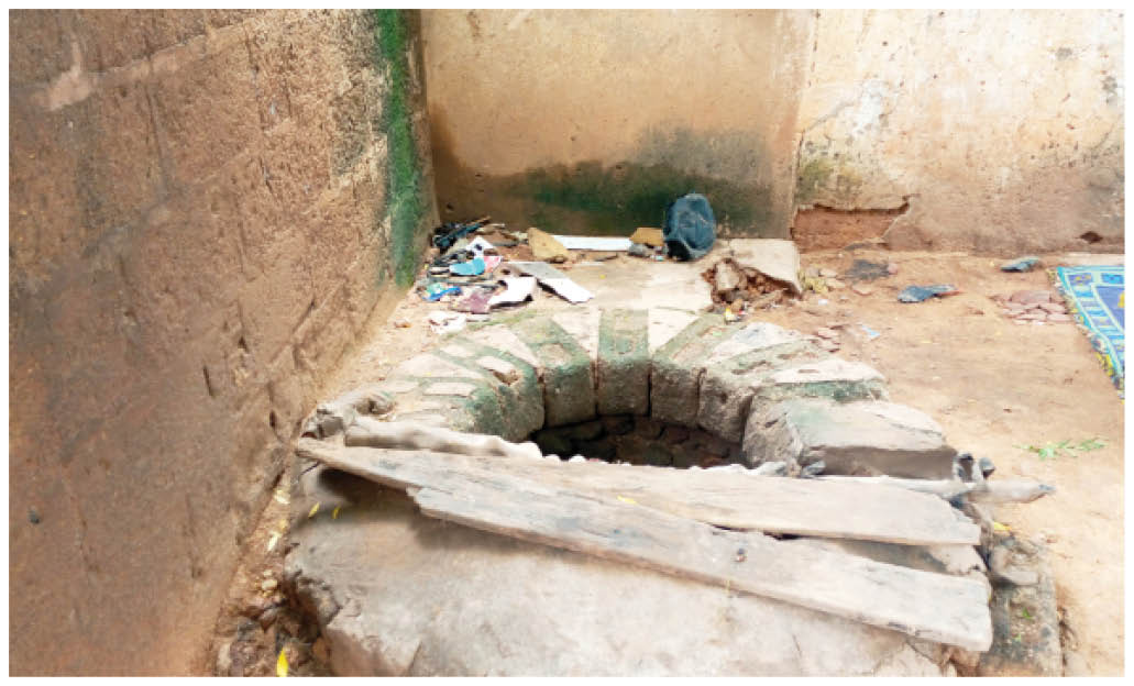 The well in which a butcher died while rescuing his sheep in Dambatta LGA