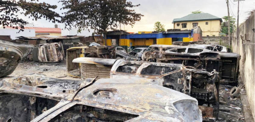 #EndSARS: Lagos police stations still in ruins as operatives battle rising insecurity