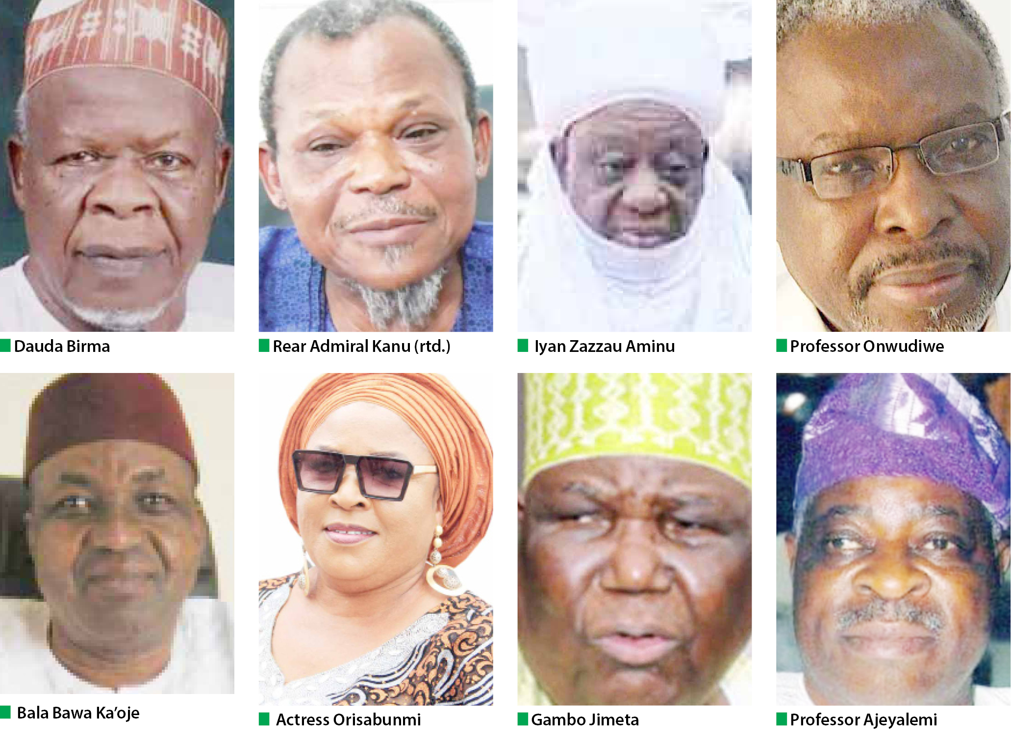 COVID-19: Some prominent Nigerians who died in January, 2021