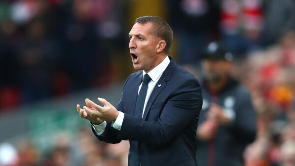 Leicester City manager Brendan Rodgers